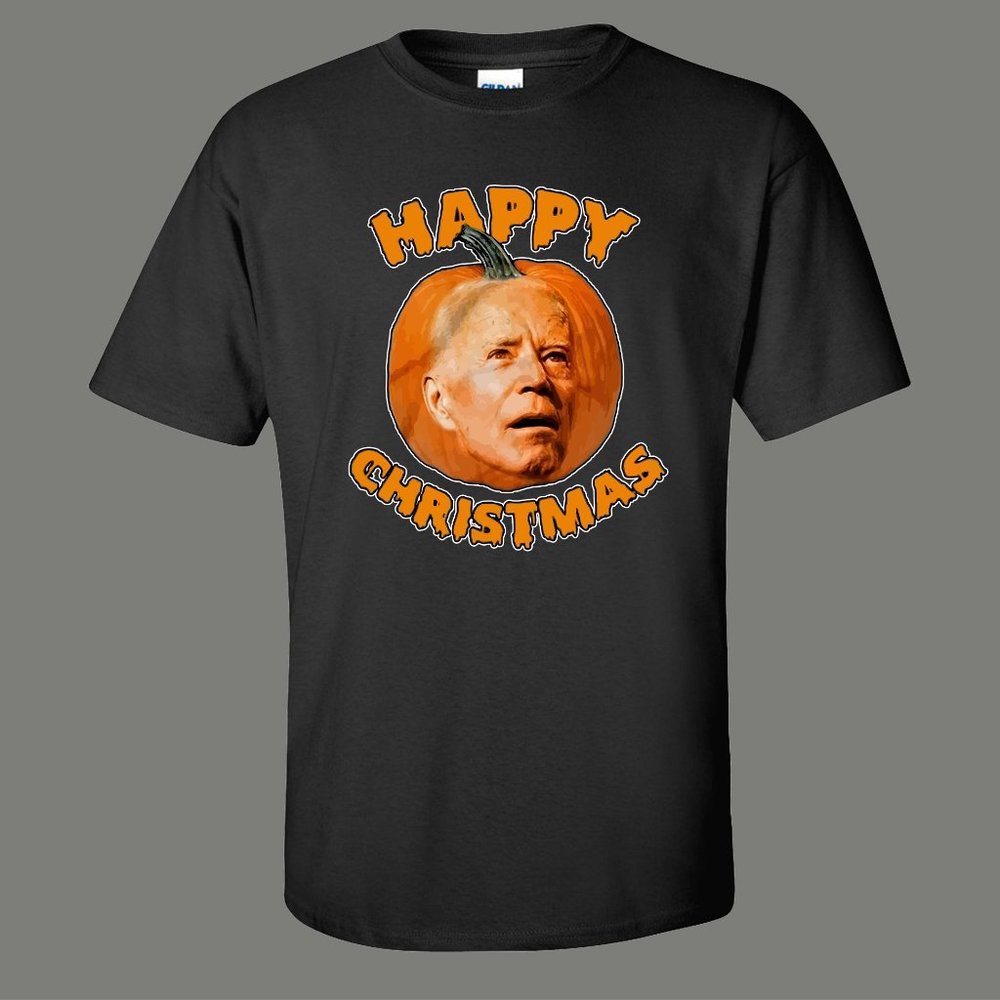 BIDEN HALLOWEEN HAPPY CHRISTMAS HUMOR SHIRT